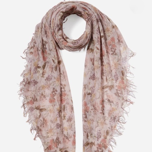 Chan Luu scarf Mauve Floral Dina Varano